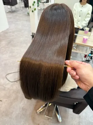 ロング Agu hair muta 大牟田所属・スタイリスト 大山佑将のヘアスタイル