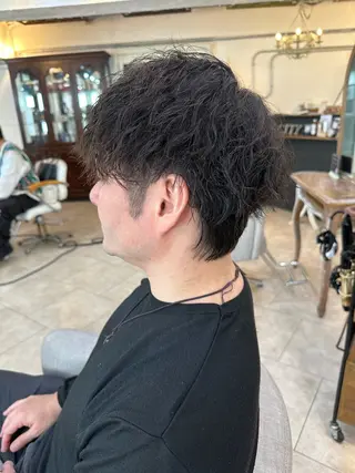 パーマ メンズ あしかが ゆいとのヘアスタイル