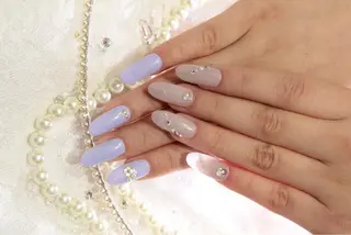 ネイル 透明感カラー💖 Stylist佐藤澪のマツエク・マツパデザイン