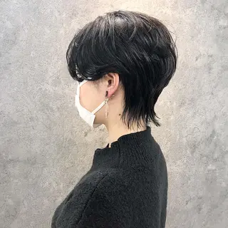 ショート 所渉/韓国レイヤー /ウルフカットのヘアスタイル