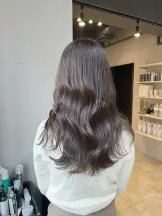 セミロング カラー KURO/韓国ヘア /レイヤーカットのヘアスタイル