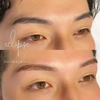 メンズ アイブロウ eclipse eyelashのマツエク・マツパデザイン
