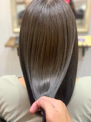 セミロング 前井 正人のヘアスタイル