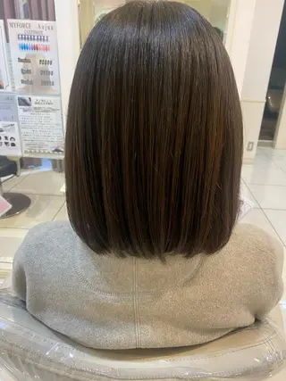 ミディアム カラー Ash志木/TOP 宮崎 瑠菜のヘアスタイル