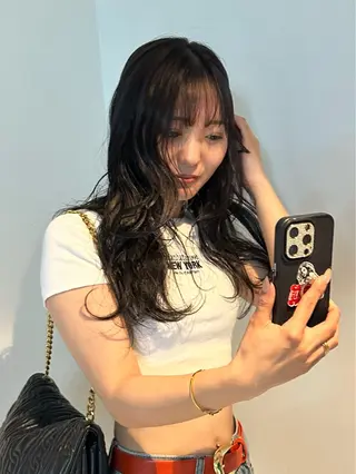 ロング カラー 🎀オイダイラ モモカ🎀のヘアスタイル