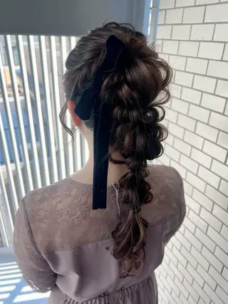 ヘアアレンジ 大人可愛いヘアメイク 💋🧚‍♀️しずかのヘアスタイル