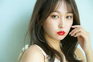 ロング レイヤーカット /透明感カラー西田のヘアスタイル