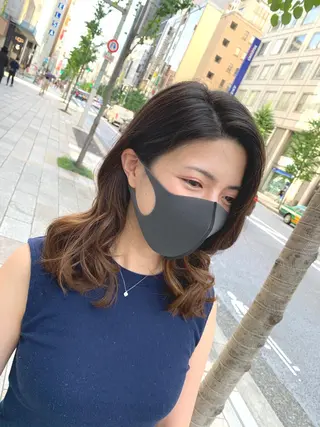 セミロング 【悩み解決！美髪へ】 店長 平間 響のヘアスタイル