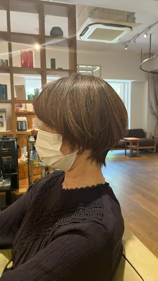 ショート 田中 鈴乃のヘアスタイル