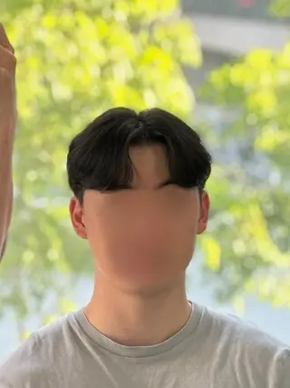 ショート パーマ メンズ 韓国メンズヘア/ ダウンパーマ/歩夢のヘアスタイル