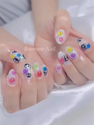 ネイル Bow wow Nail さや🧸のネイルデザイン