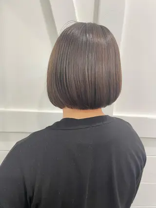 ミディアム 三上 涼帆のヘアスタイル