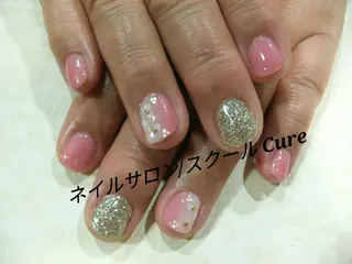 ショート ネイル ネイルサロン Cureのネイルデザイン