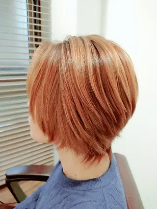 ショート GO TODAY SHAiRE SALON 横須賀所属・ハイライト⭐️上野 高広のヘアスタイル