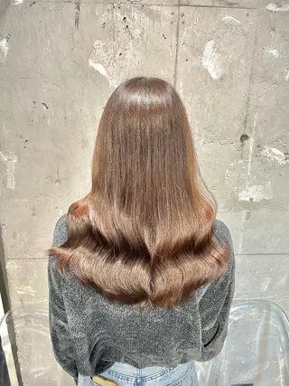 ロング カラー ベージュカラー💖 やすひろのヘアスタイル