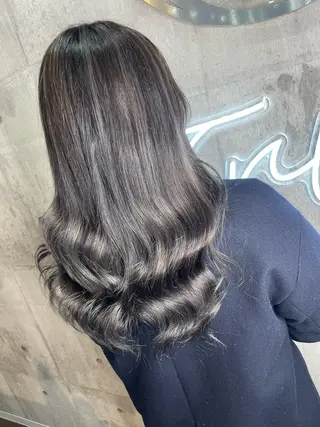 ロング カラー パーマ ヘアアレンジ メンズ キッズ ネイル マツエク・マツパ アイブロウ 北千住10分 肥高　壮汰のヘアスタイル