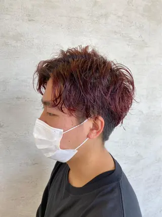 カラー メンズ 竹田 京人のヘアスタイル