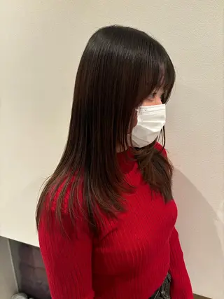 セミロング オーガニックカラー/ 表参道/ルカのヘアスタイル