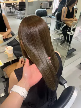 セミロング さとう ちほみ🐼のヘアスタイル