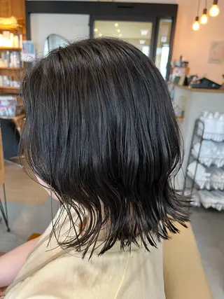 ミディアム JUNO所属・阪神西宮★JUNO 川﨑温子のヘアスタイル