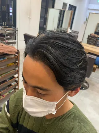 ミディアム パーマ メンズ mio/⭐︎ ブリーチ指名No.1のヘアスタイル