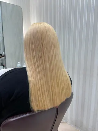 ロング カラー 青木 捺稀のヘアスタイル