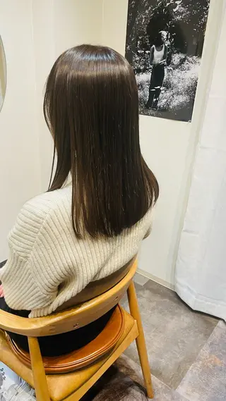 セミロング カラー 鎌田卓也/髪質改善 /透明感カラーのヘアスタイル