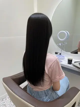 ロング レイヤー/ハッシュ 渋谷/サッタのヘアスタイル