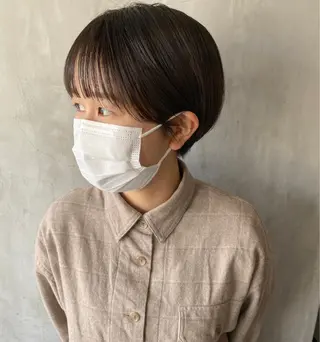 ショート カラー ヘアアレンジ stylist/蛯谷 珠里のヘアスタイル
