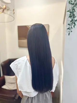 ロング カラー 村上 滉弥のヘアスタイル