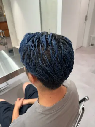 カラー パーマ メンズ ブリーチ/パーマ特化 片平和寿のヘアスタイル