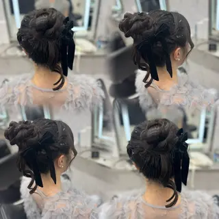 ロング ヘアアレンジ JPCY MIRIYAのヘアスタイル