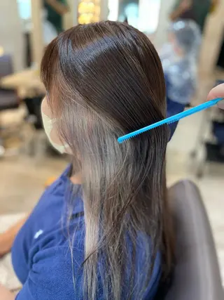 ロング カラー ヨシダ フミノリのヘアスタイル