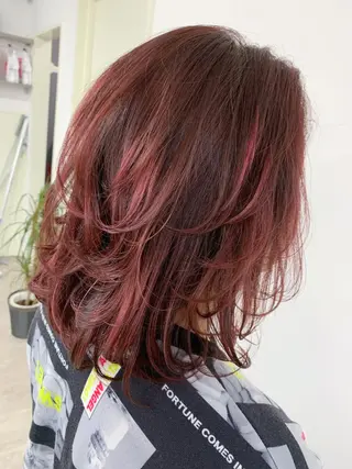 セミロング 🥇近藤 恭輔🥇 Recharme新保のヘアスタイル