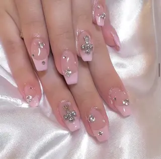 ネイル (∩_∩)ミモネイル /eyelashのネイルデザイン