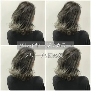 ミディアム カラー ヘアアレンジ 指名支持率NO.1 スタイリストのヘアスタイル