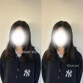 ロング 松井 詩織のヘアスタイル