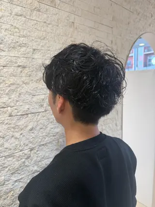 パーマ メンズ メンズカット￤パーマ 🍒yuzuka🍒のヘアスタイル
