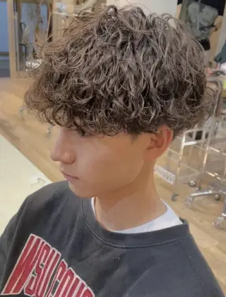 パーマ メンズ 🌀toa/波巻き✨ /メンズパーマ／栄のヘアスタイル