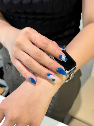 ネイル 𝐅𝐢𝐢【本町/ ネイル】Miho💜のネイルデザイン