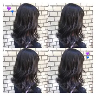 ミディアム カラー 韓国ヘア得意❤︎森澤 悠佳のヘアスタイル