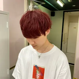 ショート カラー メンズ 大谷 龍之介のヘアスタイル