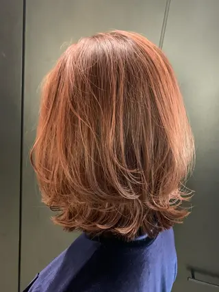 ミディアム Aya/四条烏丸/ インナーカラーのヘアスタイル