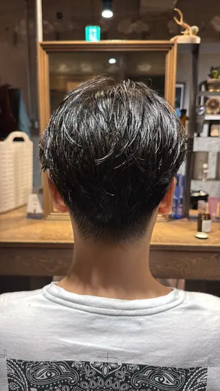 ショート パーマ メンズ メンズ/佐藤 恒輝のヘアスタイル