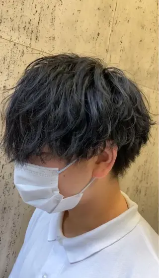 カラー 樽川翔/フェザーパー マ/シャドウパーマのヘアスタイル