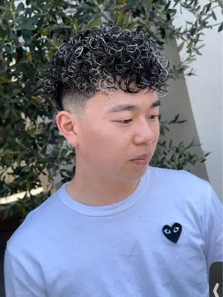 パーマ メンズ 年間2000名担当◎ パーマ職人/仲原佑樹のヘアスタイル