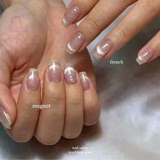 ネイル sparkling mint【スパークリングミント】所属・natsuki 🎀💎モデル様募集のネイルデザイン