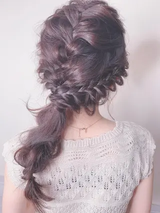 ロング ヘアアレンジ 櫛部洸貴/ メンズ、ヘットスパのヘアスタイル