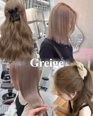 ロング カラー ダブルカラー 韓国レイヤーKYONのヘアスタイル