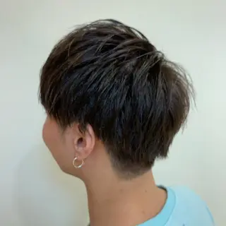 メンズ JUNYA 海外ガールヘアのヘアスタイル